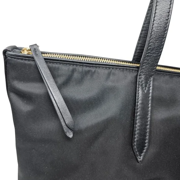 Jimmy Choo Larelle Appliquéd Shell Large Tote in Black - Picture 3 of 9